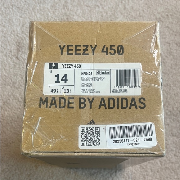 Yeezy 450 Sulfur Sneakers - Picture 9 of 9